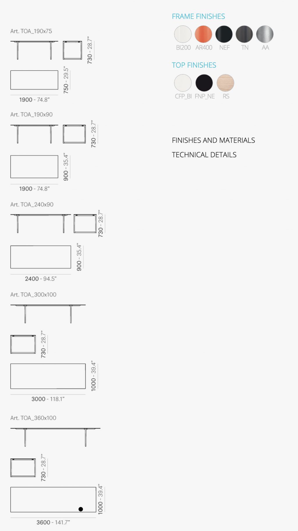 Toa Table by Pedrali - Image 8